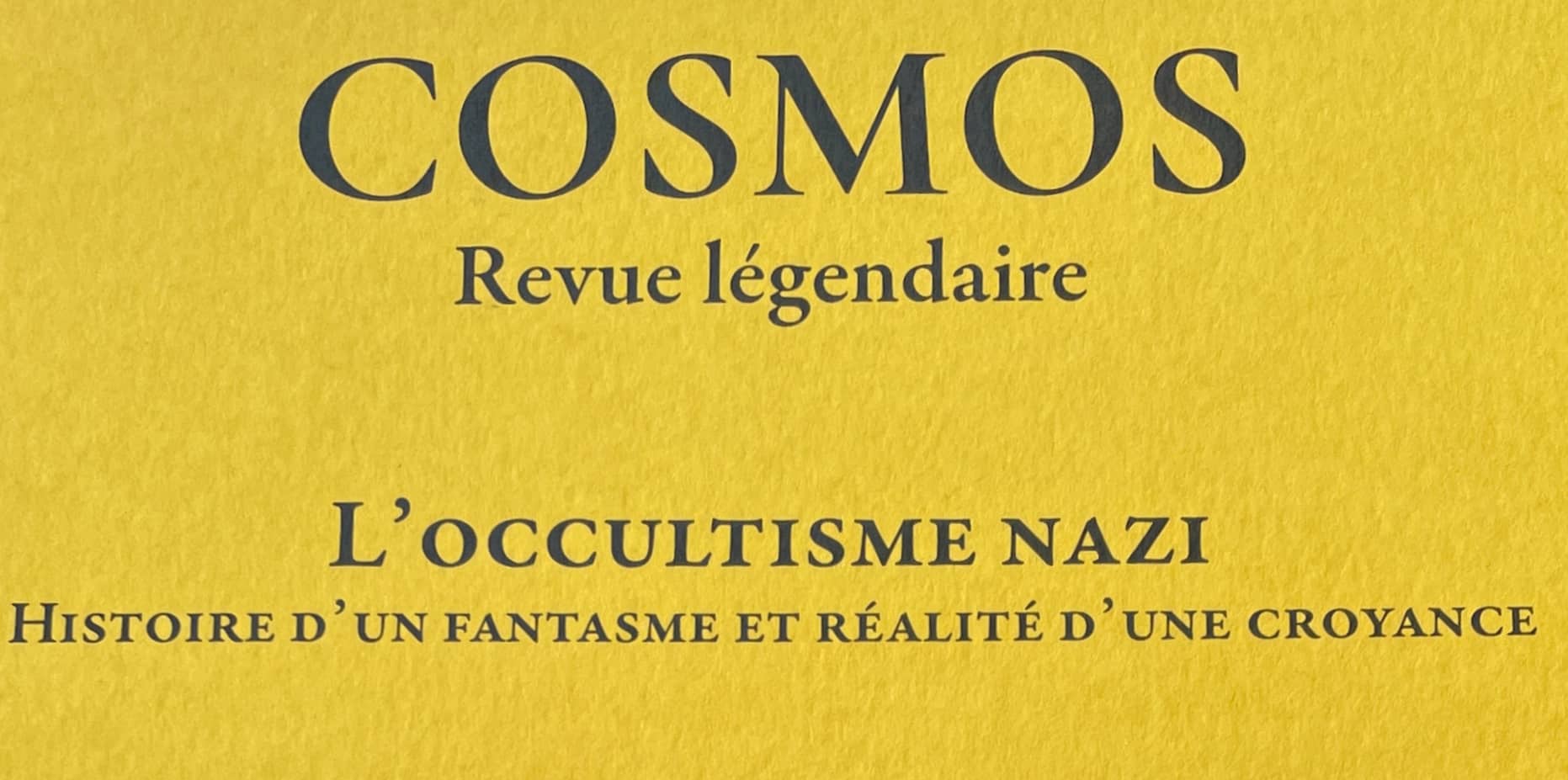 COSMOS: Eine Zeitschrift, die sich für Wissen engagiert